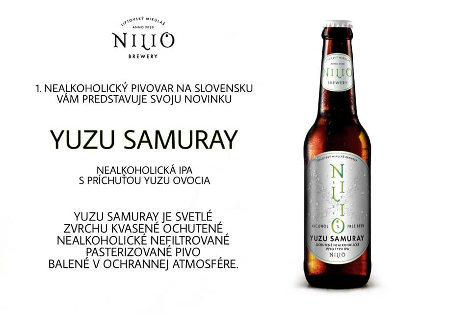 NILIO YUZU SAMURAY - Prvá nealkoholická IPA